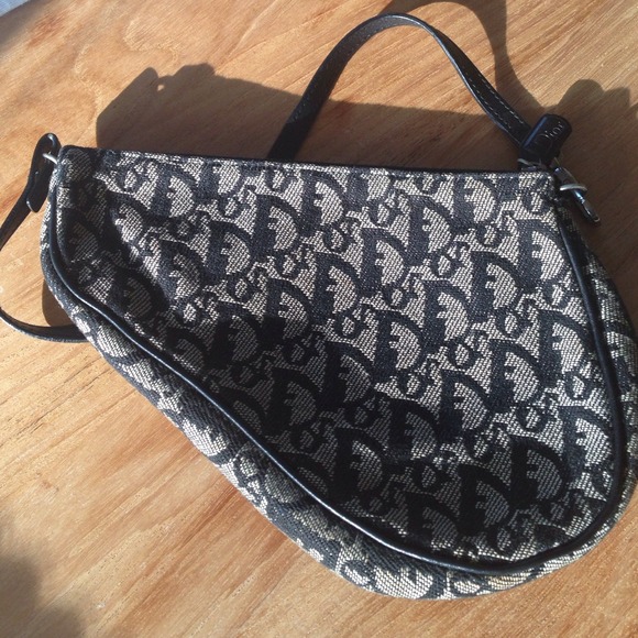 Authentic Christian Dior Saddle Handbag