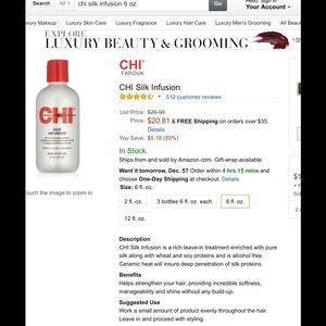 💇💁🙆CHI silk infusion