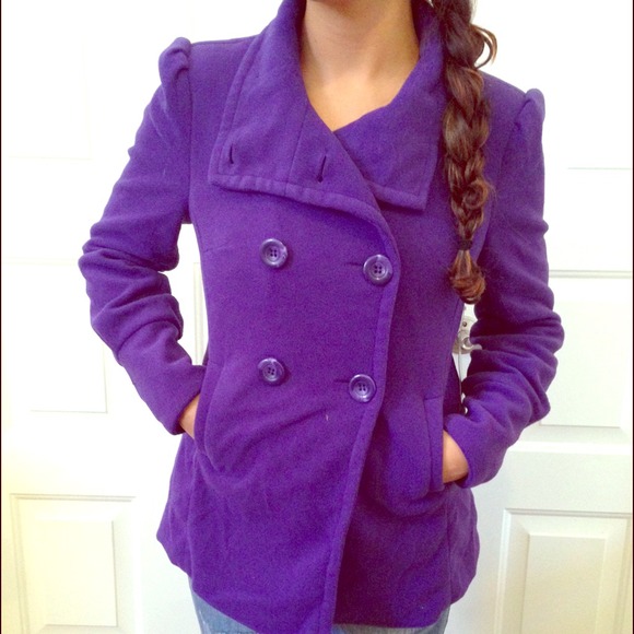 Purple Peacoat NWT