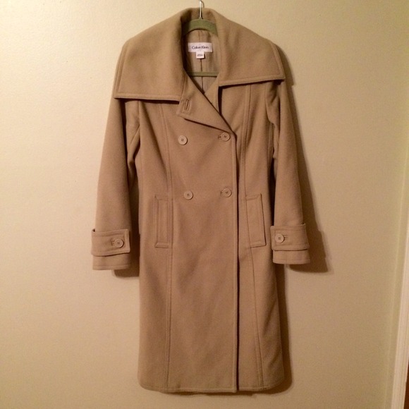 Calvin Klein Long Peacoat