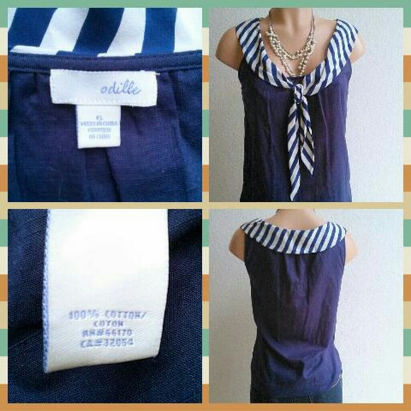 *BUNDLED* ANTHROPOLOGIE ODILLE SAILOR TOP - Picture 4 of 4