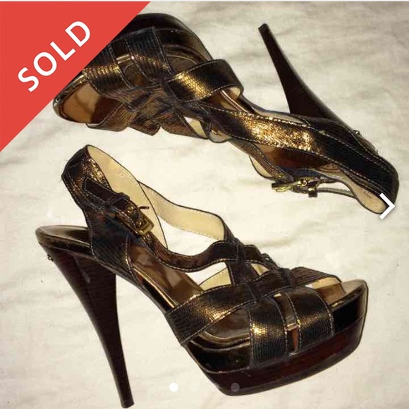 MK Gold Heels ✔️AUTHENTIC ✔️