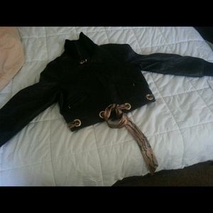 Baby phat leather coat