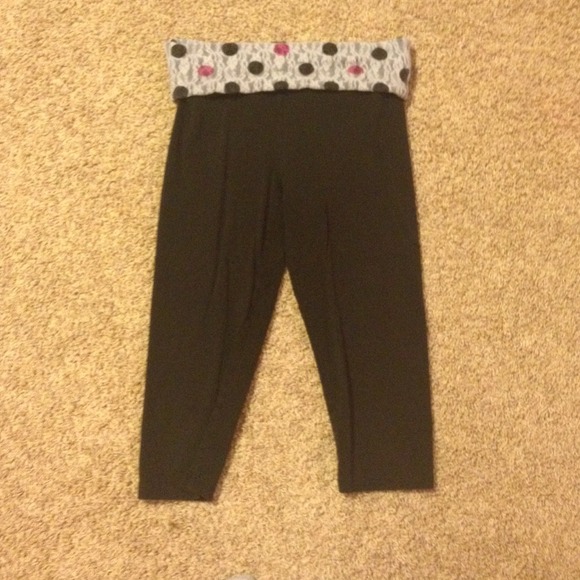 Pink yoga pants