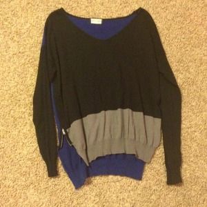 Color block sweater