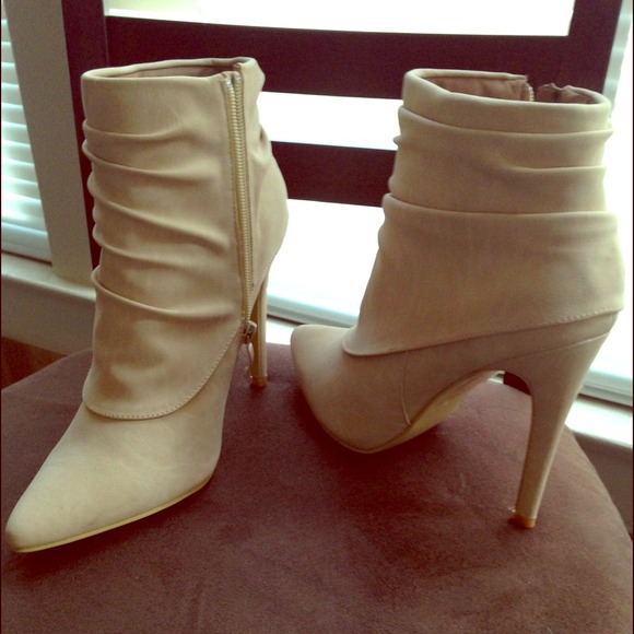 NEW** Cream booties!!!