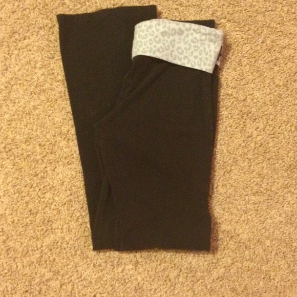Pink yoga pants