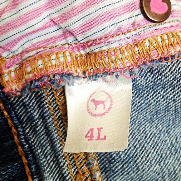 Victorias Secret Pink 4 Long Skinny Jeans - Picture 3 of 4