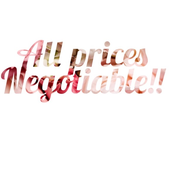 Negotiable prices!