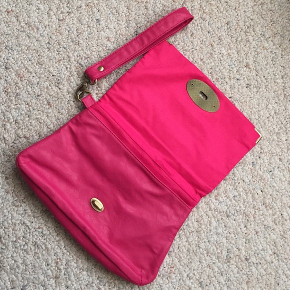 Hot Pink Clutch - Picture 2 of 3
