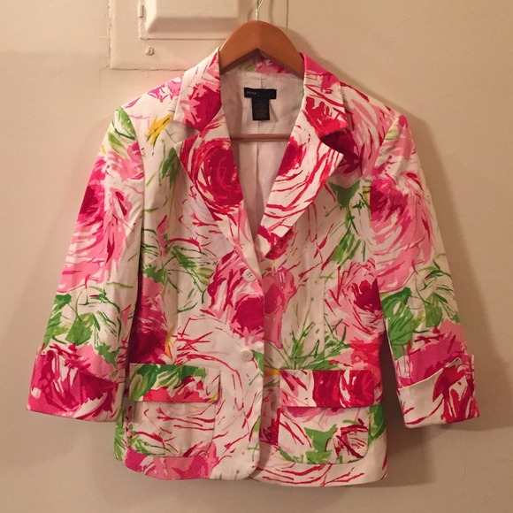 Floral Blazer