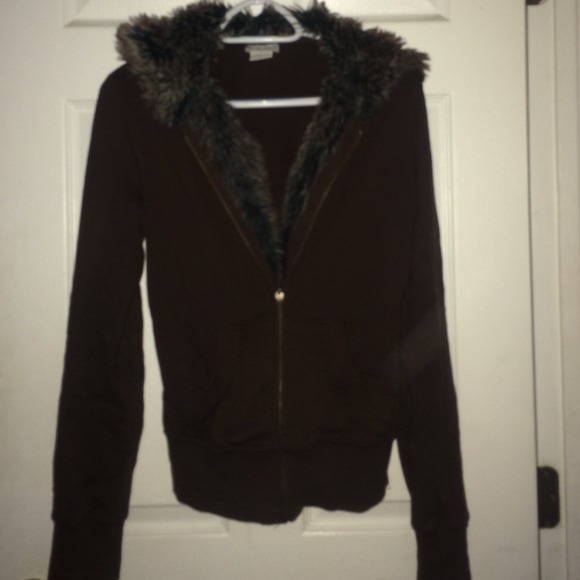 Brown fur jacket