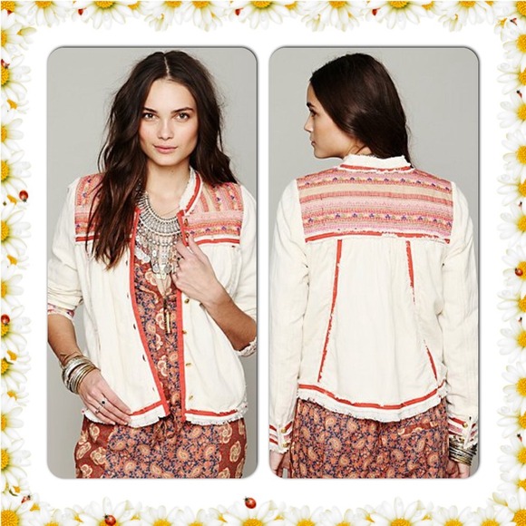 Free People Jackets & Blazers - FREE PEOPLE TRAPEZE PRAIRIE JACKET NWT MEDIUM