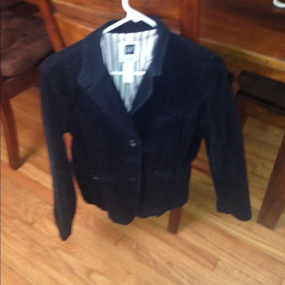 Navy corduroy blazer