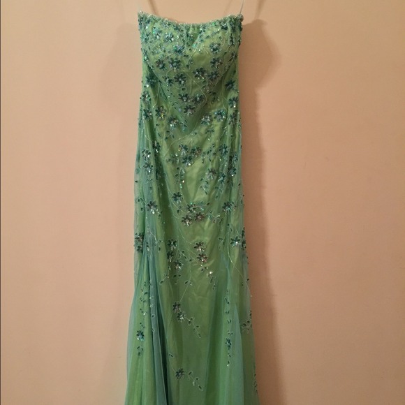 Strapless Evening Gown
