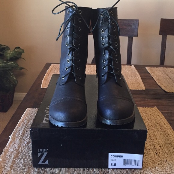 Black Combat Boots