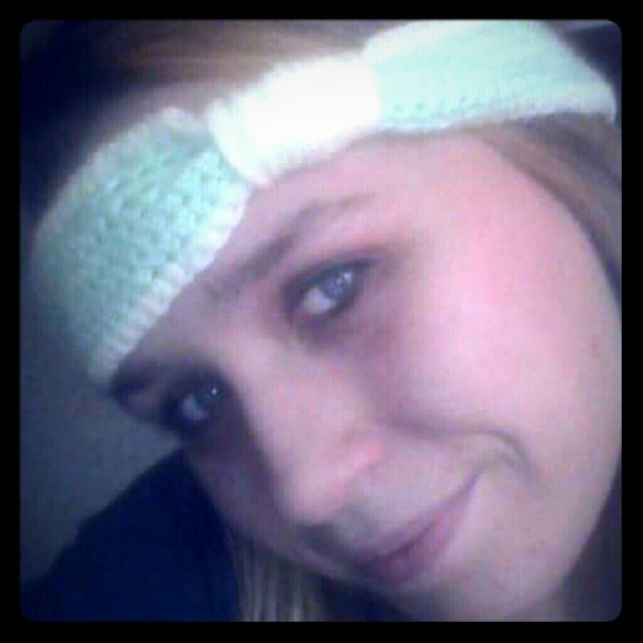 Hand knitted headband/ear warmer