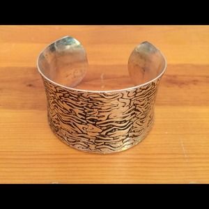 Silver cuff bracelet