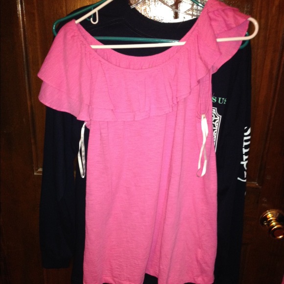 Lilly Pulitzer ruffle top