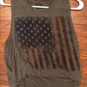Hipster crop tank top