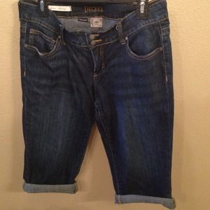 Cropped jeans. Bought at Jc Penney