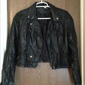 H&M Leather Blazer