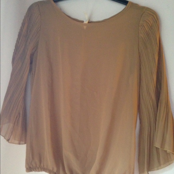 Caramell color blouse