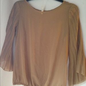 Caramell color blouse
