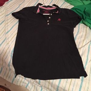 Aeropostale black polo