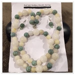 Authentic Jade Jewelry Set, Get Free Jade Ring