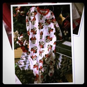 New Disney Minnie Mouse onesie, footed PJ