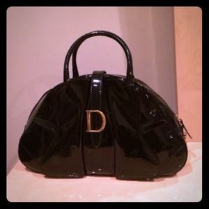 SOLD! 100% Auth Christian Dior Bag Patent Leather