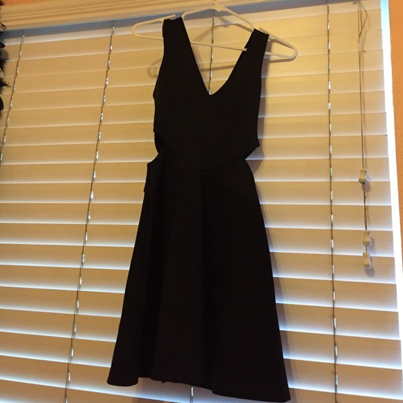 Black top shop dress