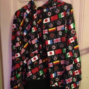 Disney EPCOT zip up jacket