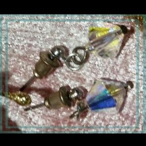 VINTAGE AURORA BOREALIS EARRINGS