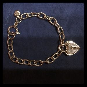Juicy Couture heart lock bracelet
