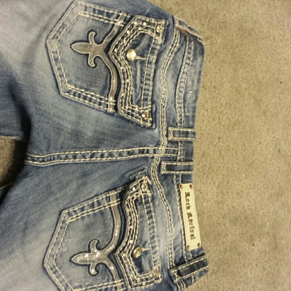 Like New Rock Revival Boot Cut Jeans