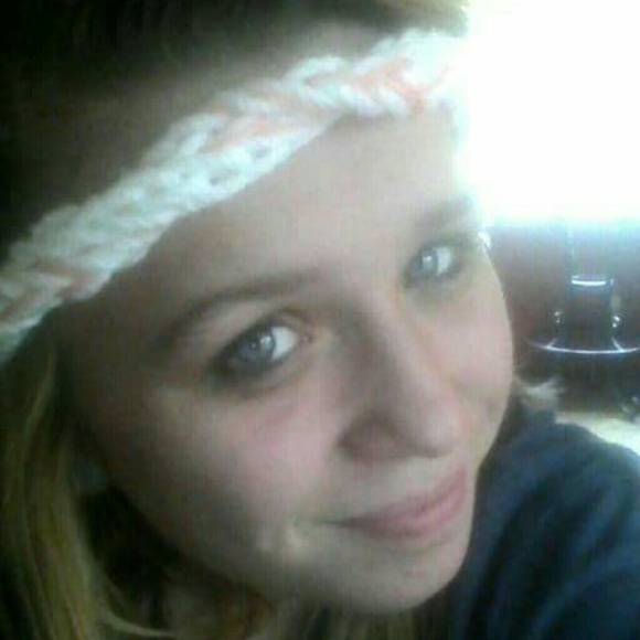 Hand knitted headband/ear warmer