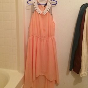 Peach dress