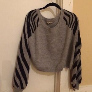 Lightly worn cropped sweater