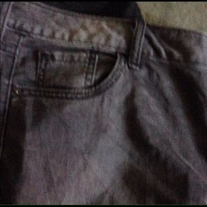 Gray Rockstar Skinny Jeans