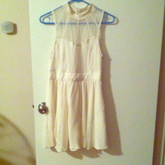 Pearl white kimchi blue dress