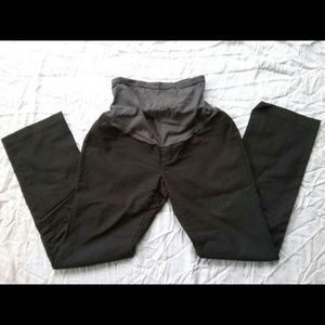 SOLD Maternity Charcoal Straight Leg Pants - Large