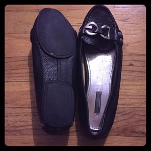 Dolce & Gabbana Logo Contrast Stitch Flats