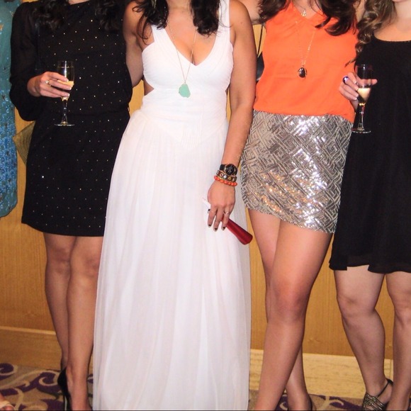NYE BCBG Max Azria White Gown