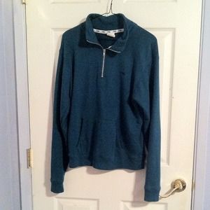 ❗️traded❗️VS PINK turquoise half zip