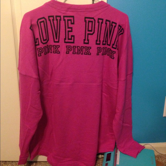 ❌SOLD❌NIB Victorias Secret Pink Varsity Crew - Picture 2 of 3
