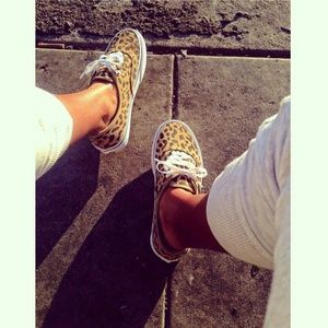 Cheetah print Vans