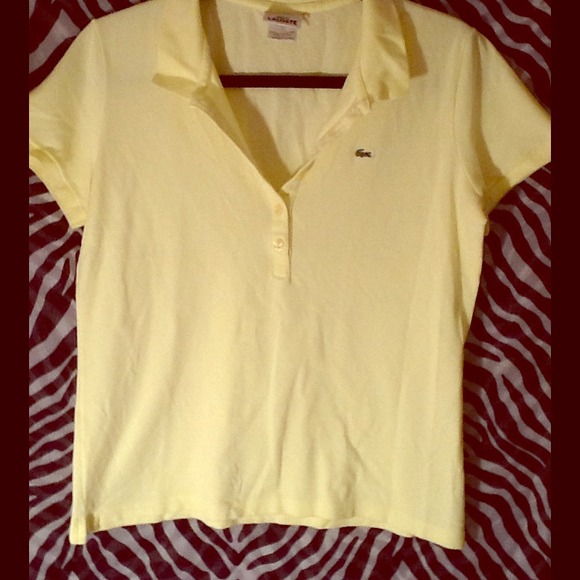👚LACOSTE: Short Sleeve 5Button Stretch Pique Polo