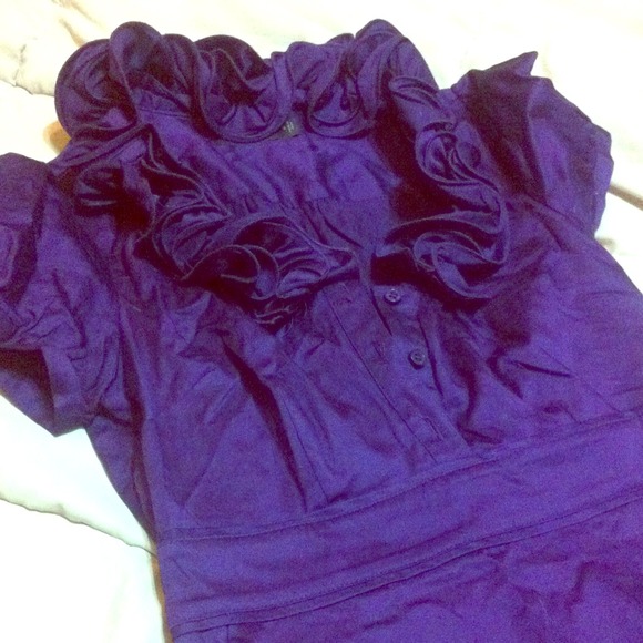 Dark/Vibrant Plum dress size 6